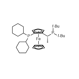 (2R)-1-[(1R)-1-[雙(二叔丁基)膦] 乙基]-2-(二環(huán)己基膦)二茂鐵