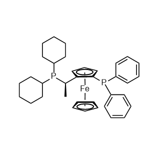 (R)-1-1[(S)-2-(二苯基膦)二茂鐵]乙基二環(huán)已基膦